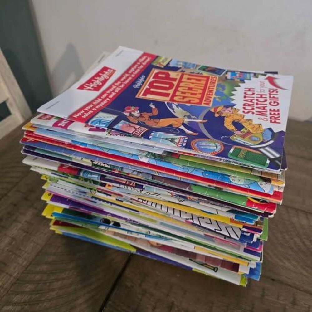Lot of 65 Highlight Magazines